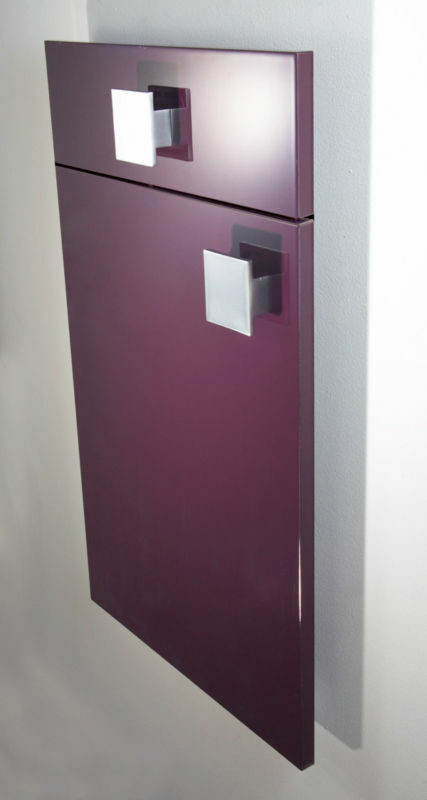 Best ideas about Kitchen Cabinet Replacement Doors
. Save or Pin Replacement kitchen cabinet doors High gloss Aubergine Now.