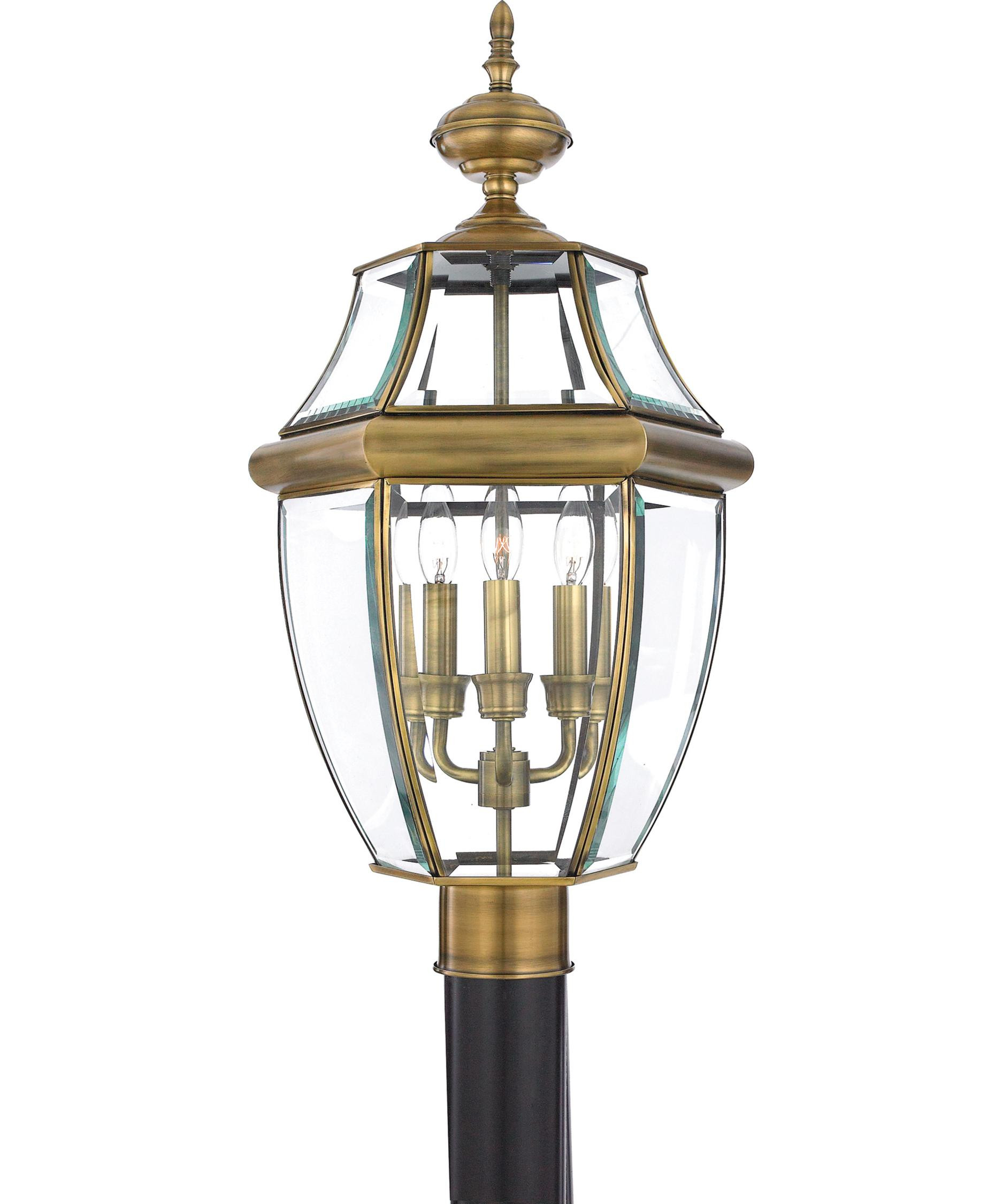 Best ideas about Lamp Post Lights
. Save or Pin Quoizel Newbury 3 Light Outdoor Post Lamp Now.