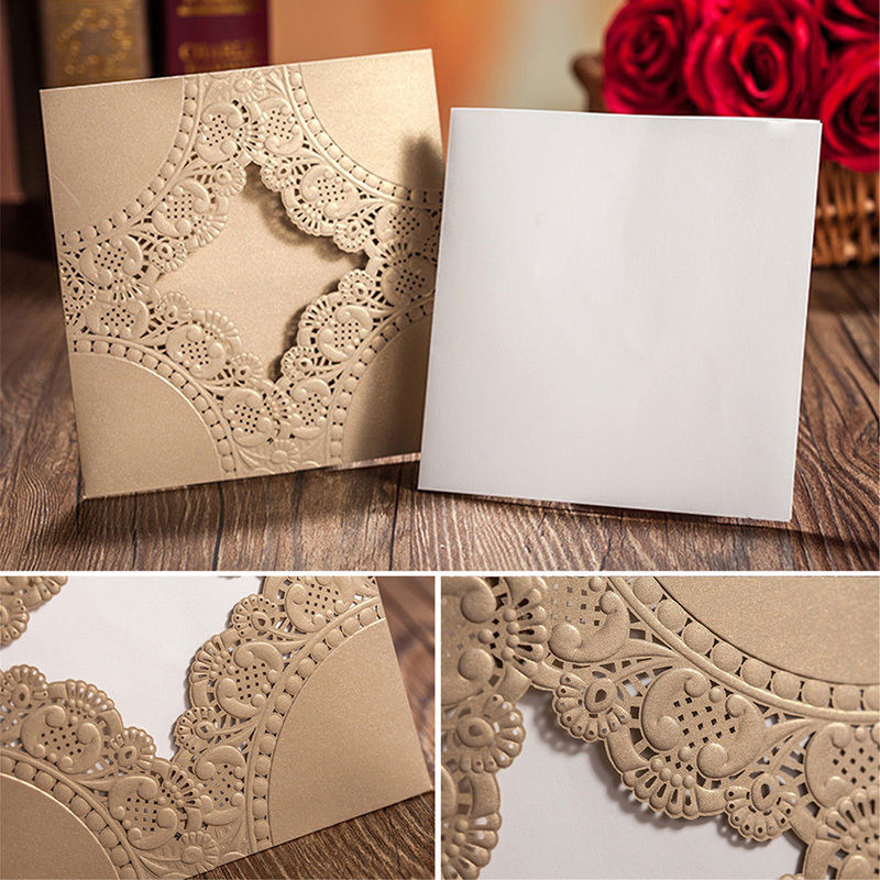 Best ideas about Laser Cut Wedding Invitations DIY
. Save or Pin Personalised Sample Handmade DIY Laser Cut Lace Wedding Now.