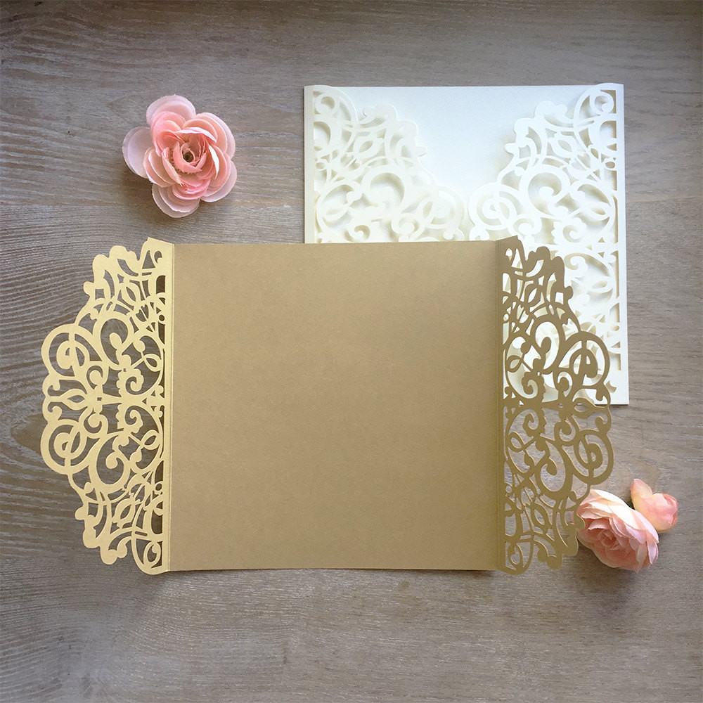 Best ideas about Laser Cut Wedding Invitations DIY
. Save or Pin DIY Square Laser Cut Gatefold Invitation Laser Cut Now.