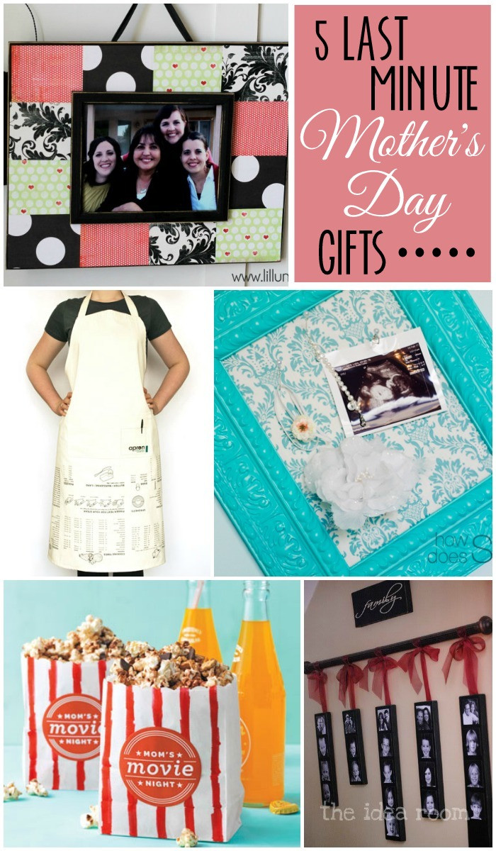 Best ideas about Last Minute Homemade Birthday Gifts For Mom
. Save or Pin 5 Last Minute Mothers Day Gift Ideas Now.