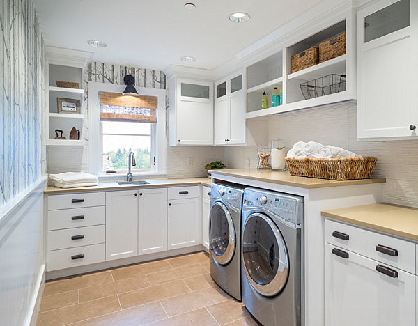 Best ideas about Laundry Room Shelving
. Save or Pin Eye Catching Laundry Room Shelving Ideas Now.