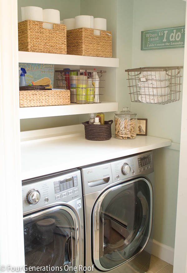 Best ideas about Laundry Room Shelving
. Save or Pin 13 Life hacks to calm the craze in your laundry room Now.