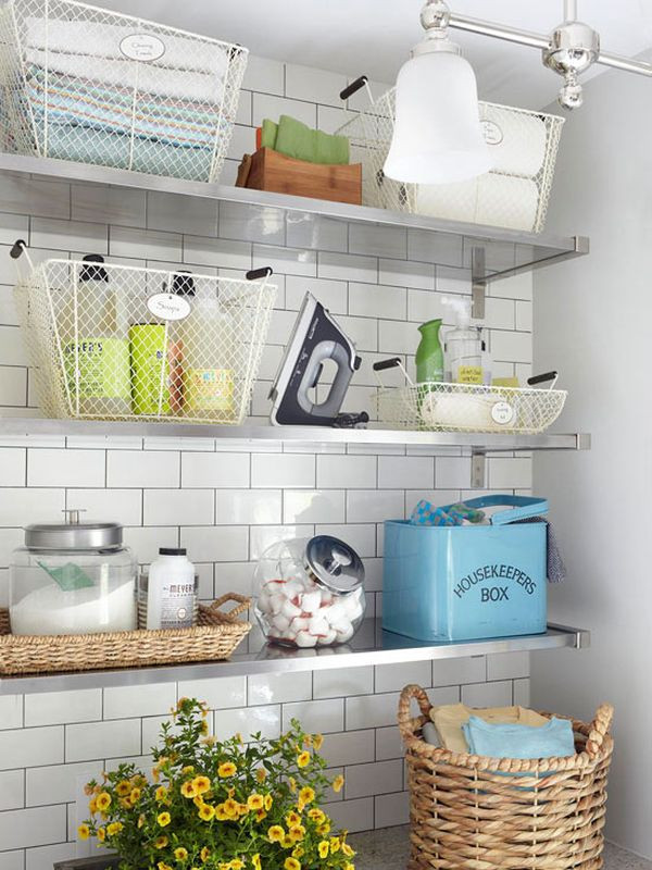 Best ideas about Laundry Room Shelving
. Save or Pin Laundry Room Shelves Keep Everything Organized And Within Now.