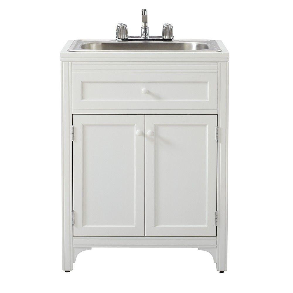 Best ideas about Laundry Sink Cabinet
. Save or Pin Martha Stewart Living 36 in H x 27 in W x 24 in D Wood Now.