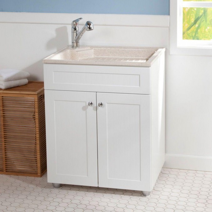 Best ideas about Laundry Sink Cabinet
. Save or Pin Furniture Fantastic Utility Sink Cabinet For Home Design Now.
