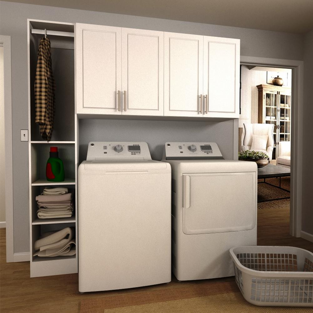 Best ideas about Laundry Storage Cabinet
. Save or Pin Modifi Madison 75 in W White Tower Storage Laundry Now.