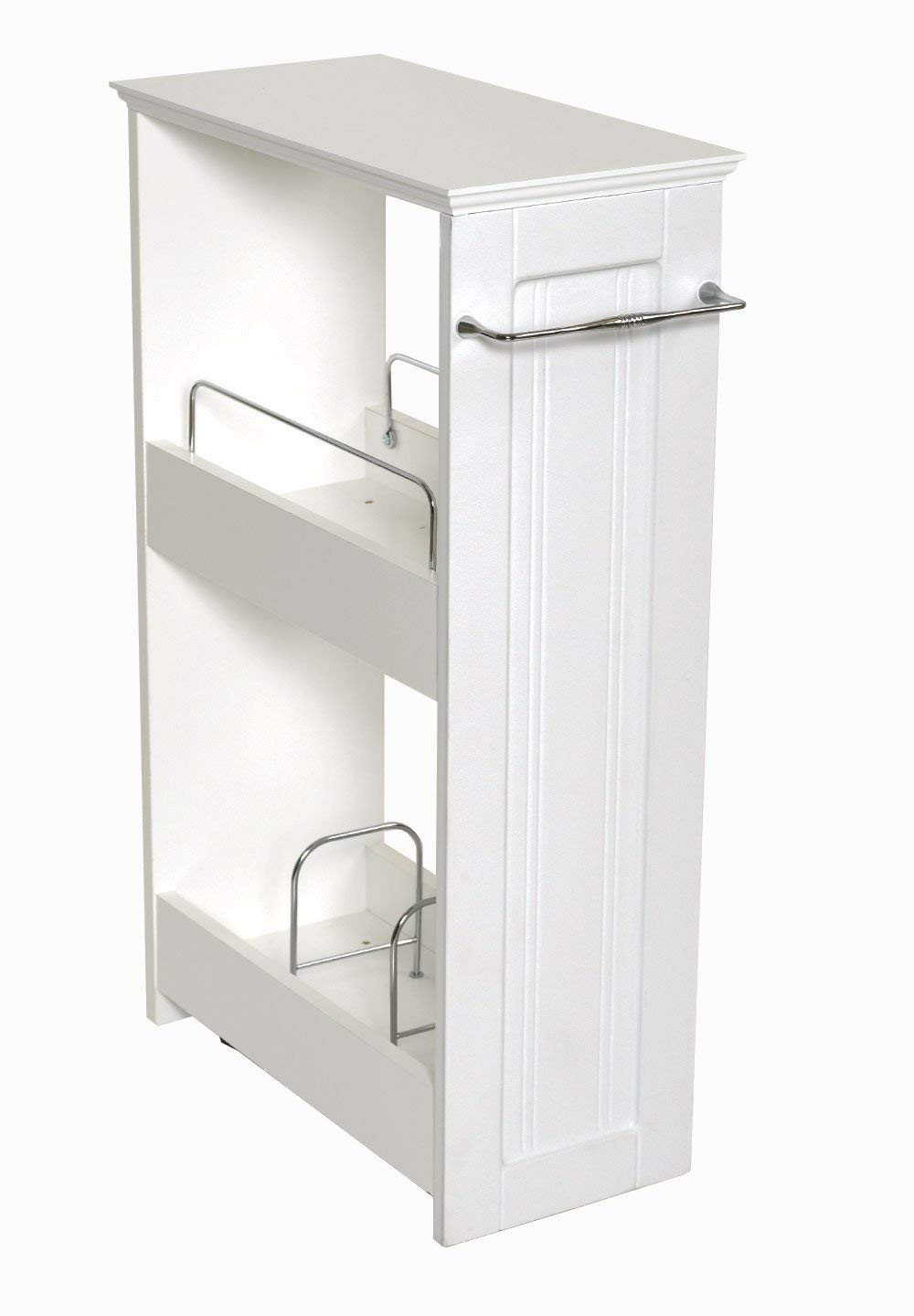 Best ideas about Laundry Storage Cabinet
. Save or Pin Rolling Side Cabinet Laundry Room Bathroom Shelving Now.