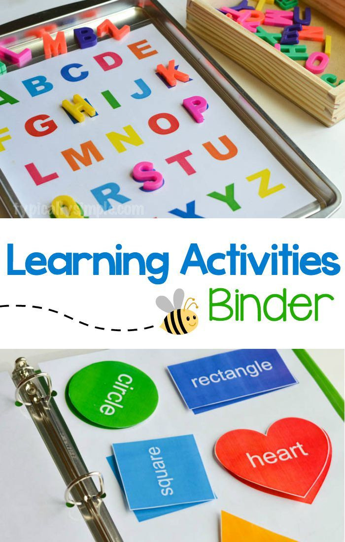 Best ideas about Learning Crafts For Preschoolers
. Save or Pin Learning Activities Binder with Free Printable Now.