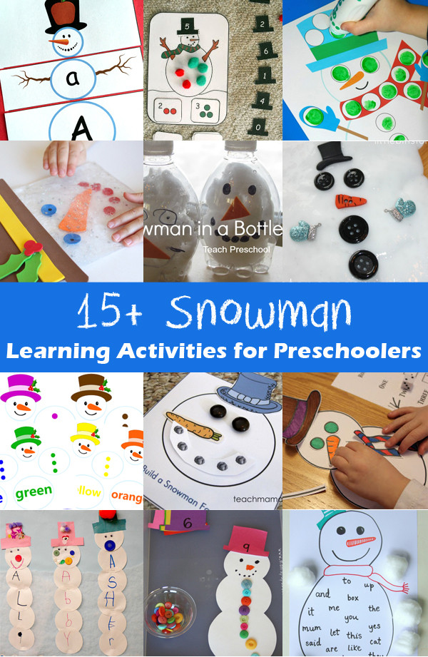 Best ideas about Learning Crafts For Preschoolers
. Save or Pin 15 Snowman Learning Activities for Preschoolers Now.