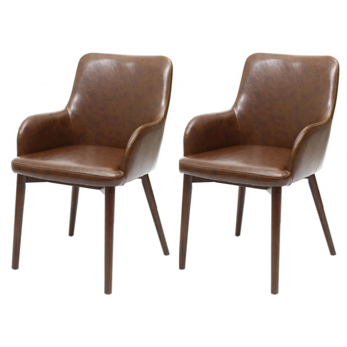 Best ideas about Leather Dining Chair
. Save or Pin Sidcup Vintage Brown Leather Dining Chairs Now.