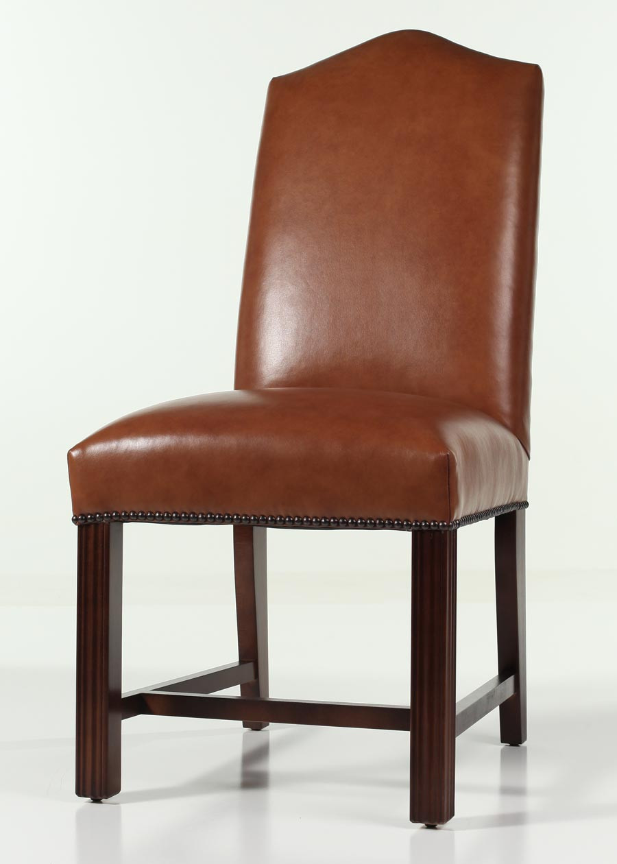 Best ideas about Leather Dining Chair
. Save or Pin Leather Camel Back Chippendale Dining Chair with Nailhead Trim Now.