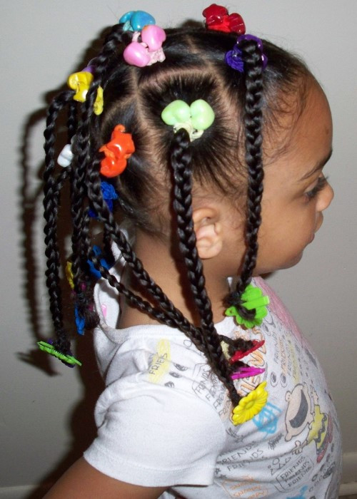 Best ideas about Lil Girl Braided Hairstyles With Beads
. Save or Pin 9 Adorable Braided Hairstyles For Black Girls With Beads Now.