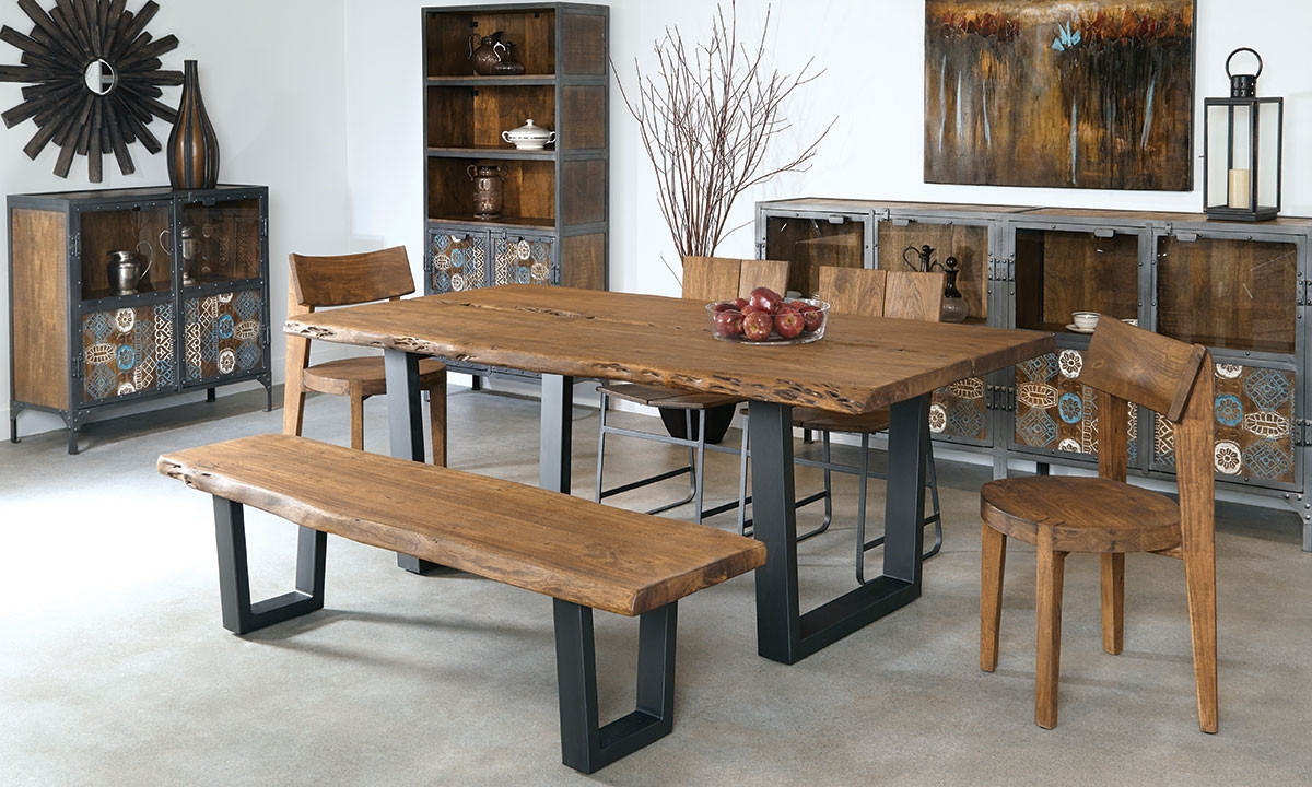 Best ideas about Live Edge Dining Table
. Save or Pin Haynes Furniture 79 Inch Live Edge Solid Acacia Dining Table Now.