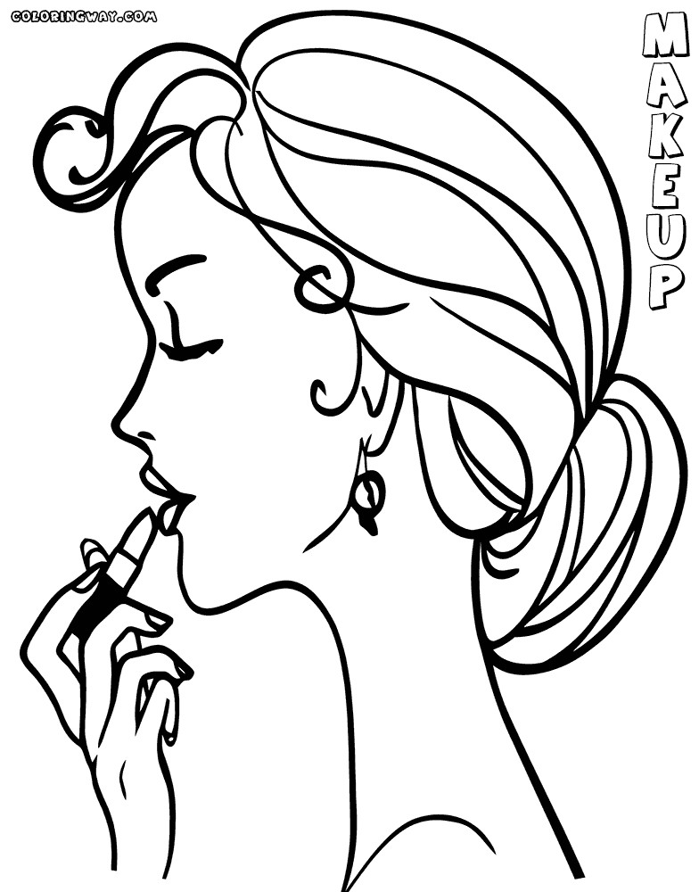 Best ideas about Make Coloring Book Pages
. Save or Pin MakeUp coloring pages Now.