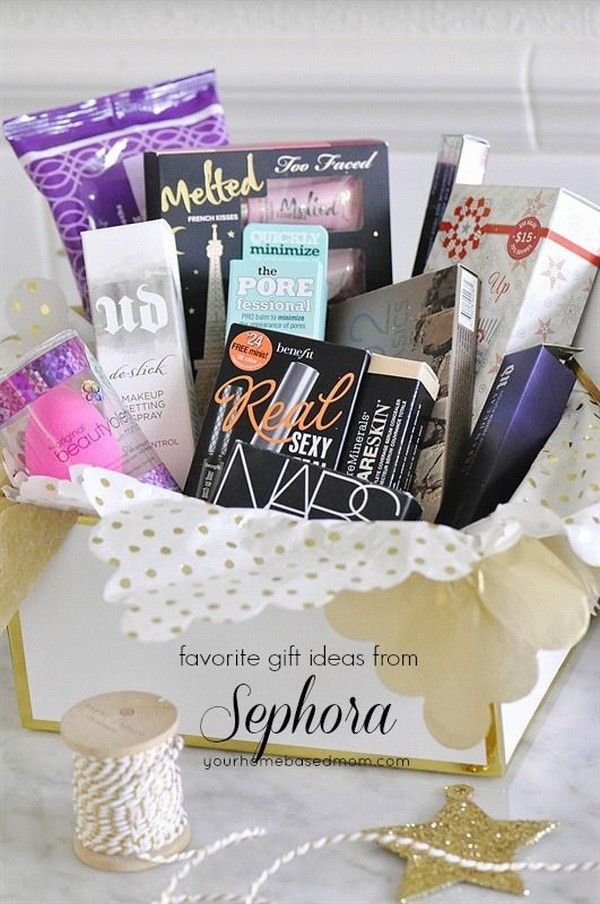 Best ideas about Makeup Gift Basket Ideas
. Save or Pin 45 Creative DIY Gift Basket Ideas for Christmas For Now.