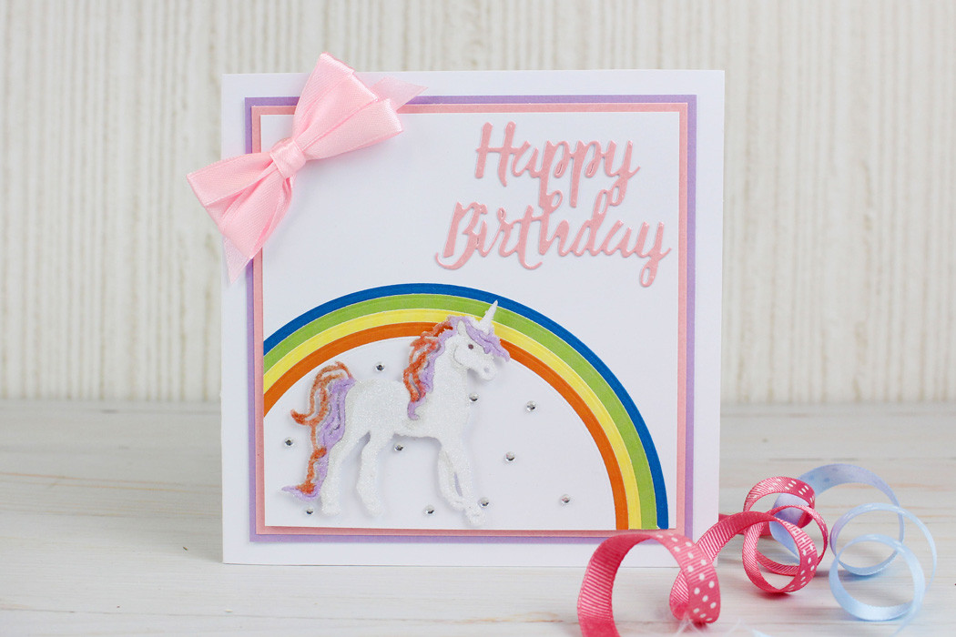 Best ideas about Making A Birthday Card
. Save or Pin How to Make a Die Cut Unicorn Birthday Card Hobbycraft Blog Now.