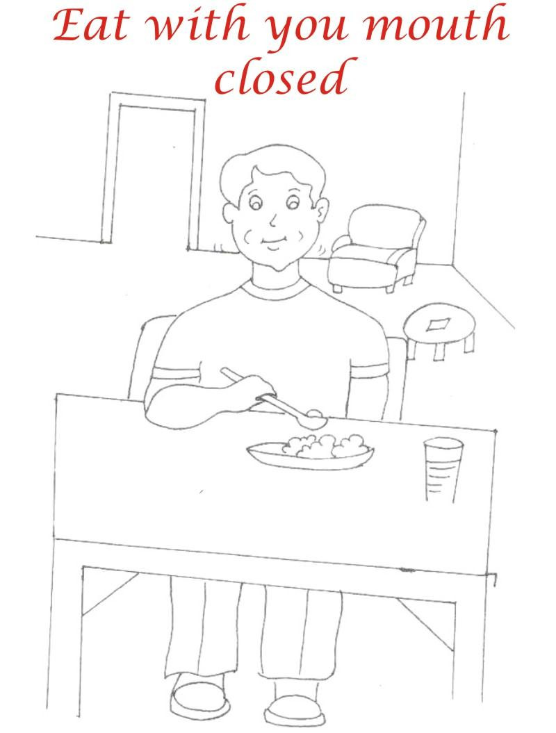 Best ideas about Manners Coloring Sheets For Kids
. Save or Pin Table Manners Now.