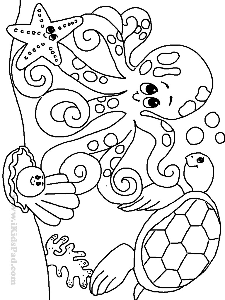 Best ideas about Marine Life Coloring Sheets For Kids
. Save or Pin Full Sea Life To Colour Free Printable Ocean Now.