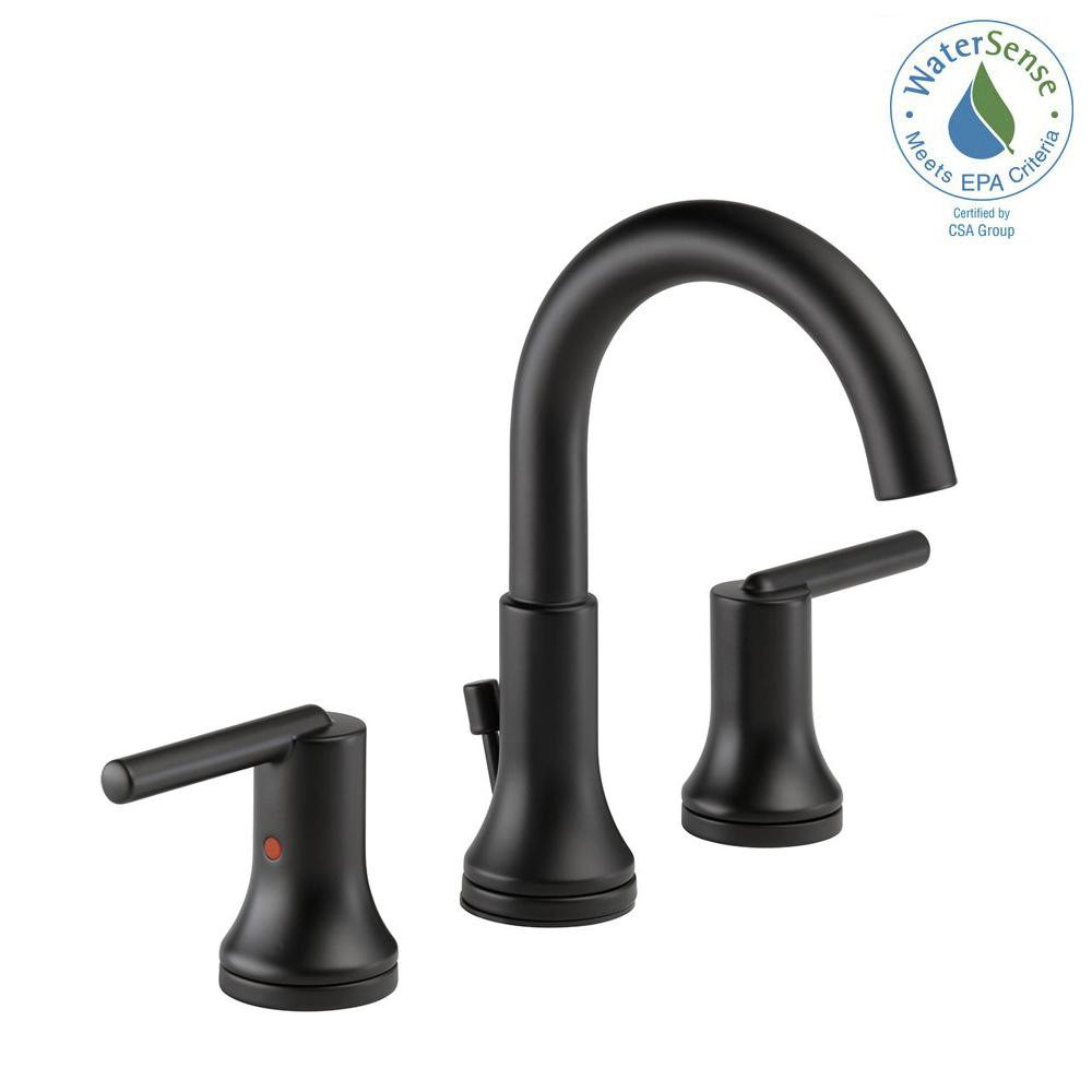 Best ideas about Matte Black Bathroom Faucet
. Save or Pin Delta Trinsic 8 in Widespread 2 Handle Bathroom Faucet Now.