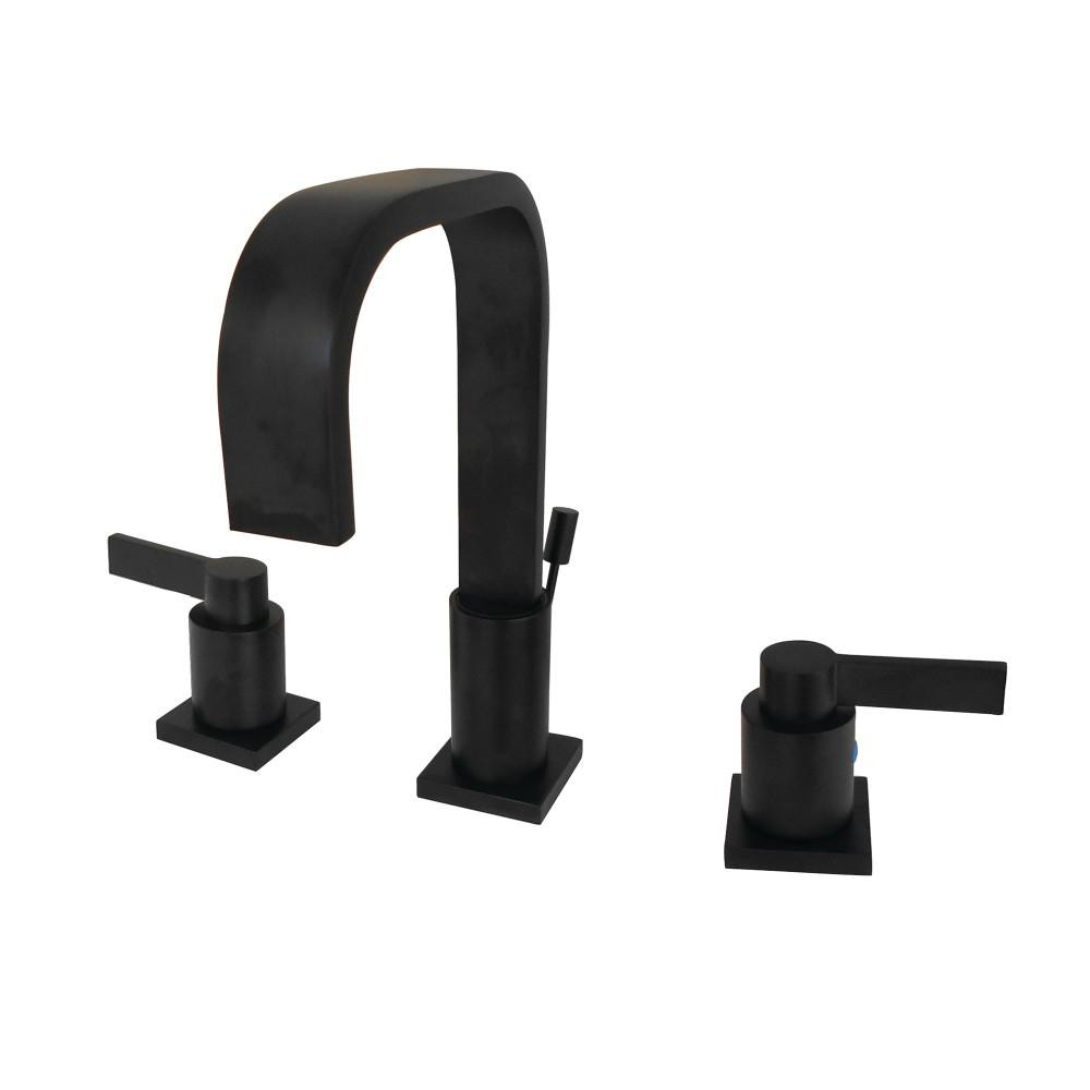 Best ideas about Matte Black Bathroom Faucet
. Save or Pin Kingston Brass Modern 8 in Widespread 2 Handle High Arc Now.