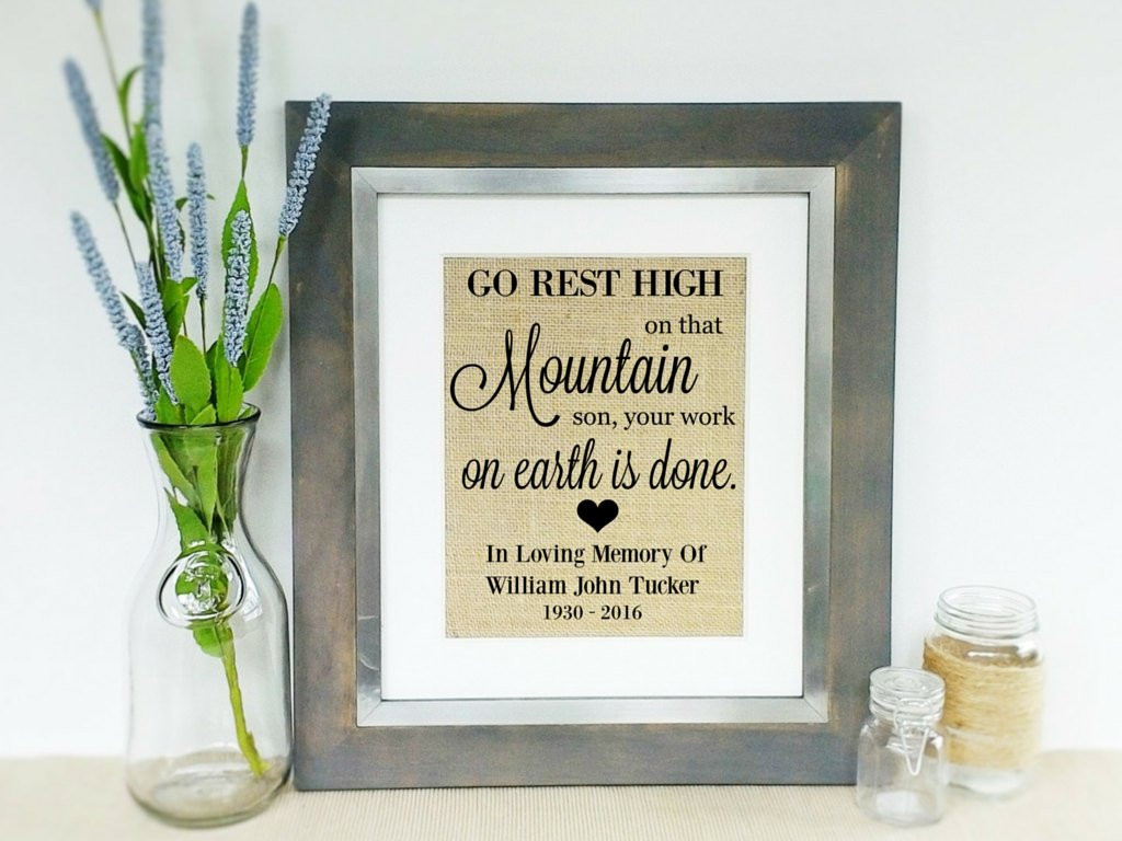 Best ideas about Memorial Gift Ideas For Loss Of Father
. Save or Pin Personalized Memorial Sympathy Gift Custom Tribute Gift In Now.