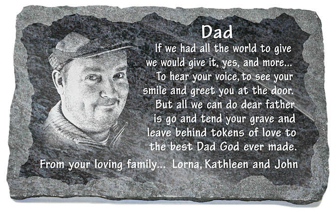 Best ideas about Memorial Gift Ideas For Loss Of Father
. Save or Pin Unique memorial ts loss father personalized Dad grave Now.