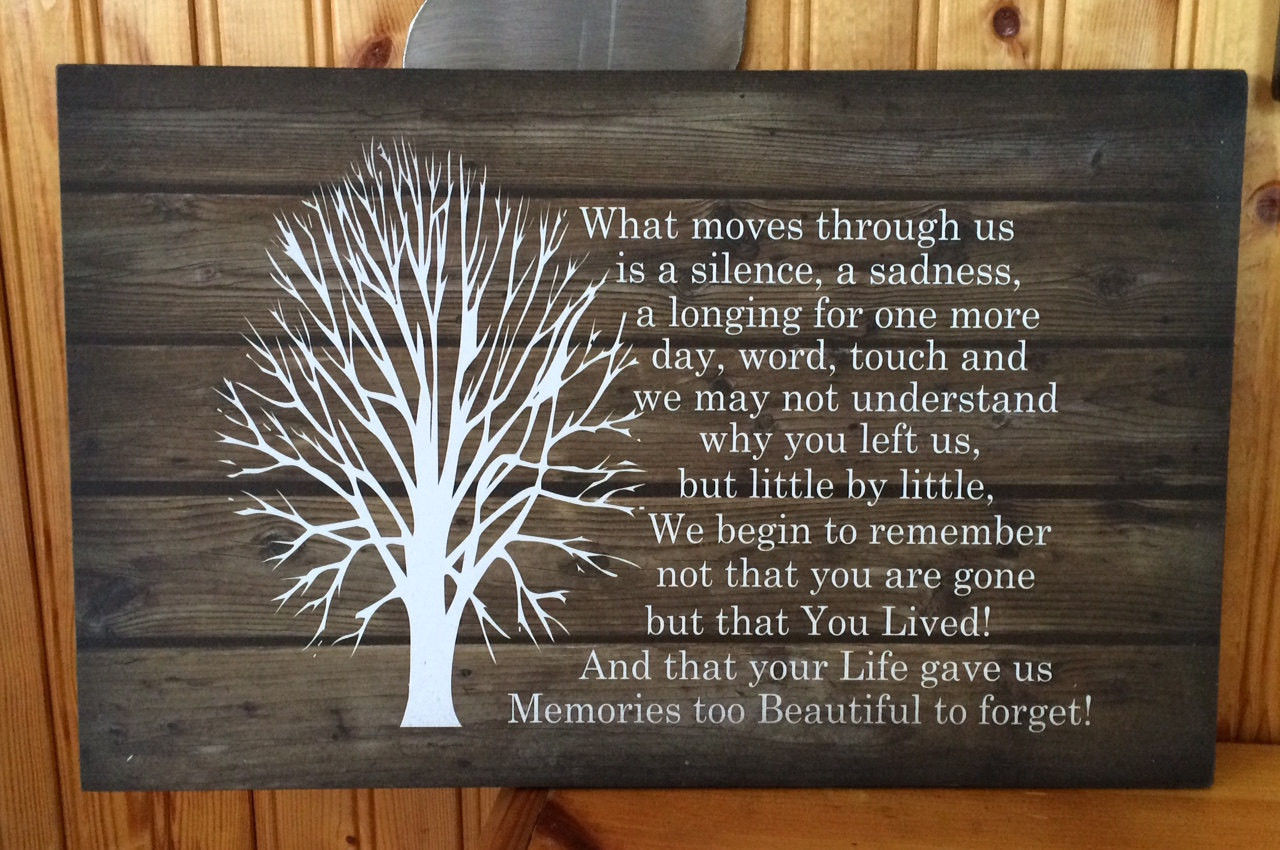 Best ideas about Memorial Gift Ideas For Loss Of Father
. Save or Pin Sympathy Gift Beautiful Memories Beautiful Soul Wood Sign or Now.