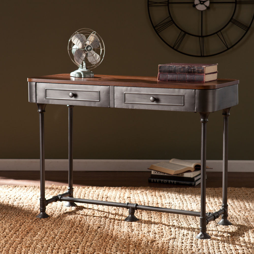 Best ideas about Metal Entryway Table
. Save or Pin Edison Industrial Rustic Reclaimed Metal Sofa Console Now.