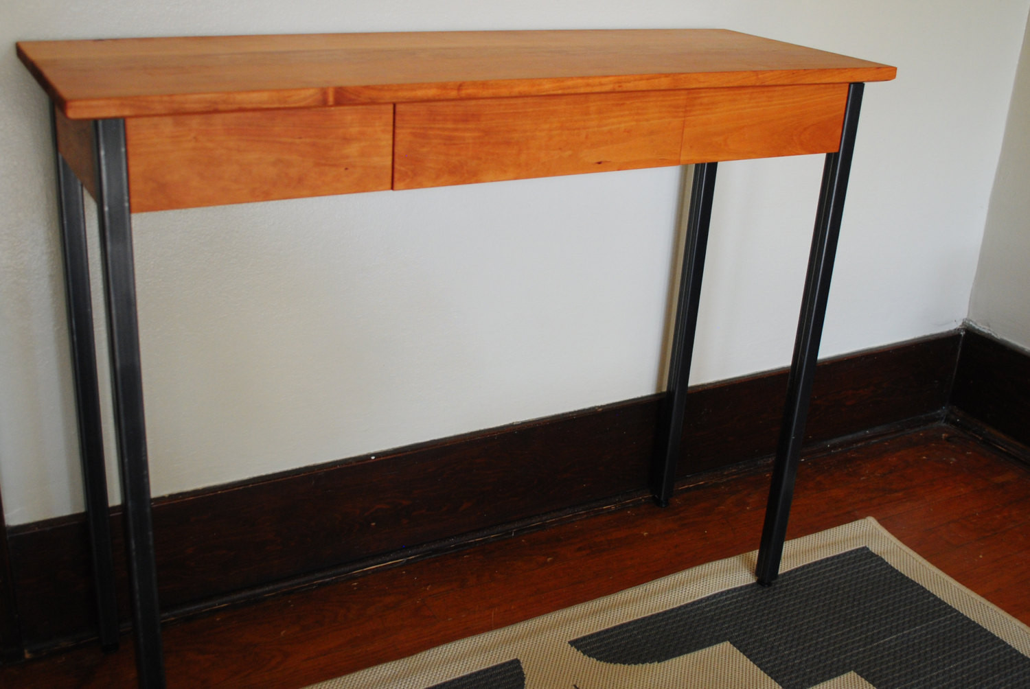 Best ideas about Metal Entryway Table
. Save or Pin Metal Leg Entryway Table Solid Wood used in a Hallway or as Now.