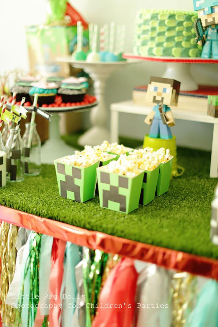 Best ideas about Minecraft Birthday Party Decorations
. Save or Pin Kara s Party Ideas Minecraft Party with Lots of Really Fun Now.