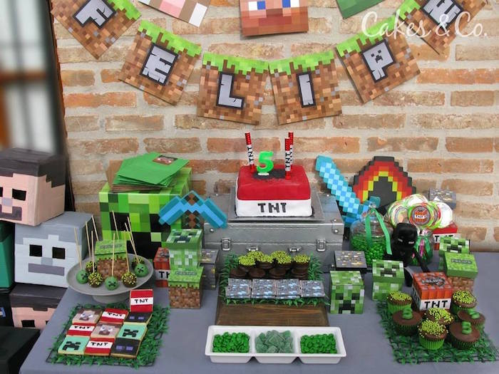 Best ideas about Minecraft Birthday Party Decorations
. Save or Pin Kara s Party Ideas TNT Minecraft Birthday Party Now.