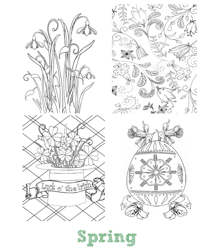 Best ideas about Mini Adult Coloring Books
. Save or Pin The Seasons Mini Coloring Book Now.