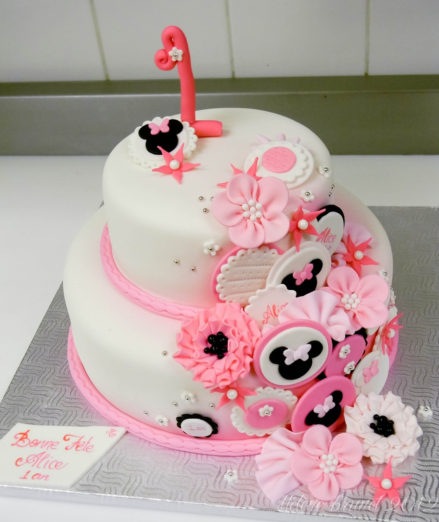 Best ideas about Minnie Mouse 1st Birthday Cake
. Save or Pin 1St Birthday Minnie Mouse Inspired Cake CakeCentral Now.