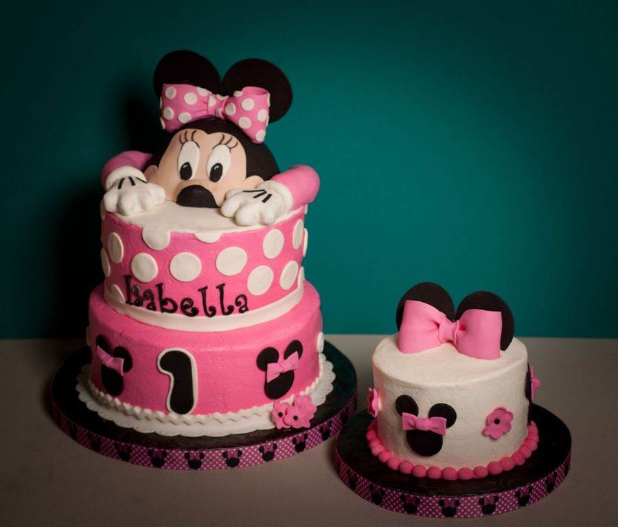 Best ideas about Minnie Mouse 1st Birthday Cake
. Save or Pin 1St Birthday Minnie Mouse Cake CakeCentral Now.