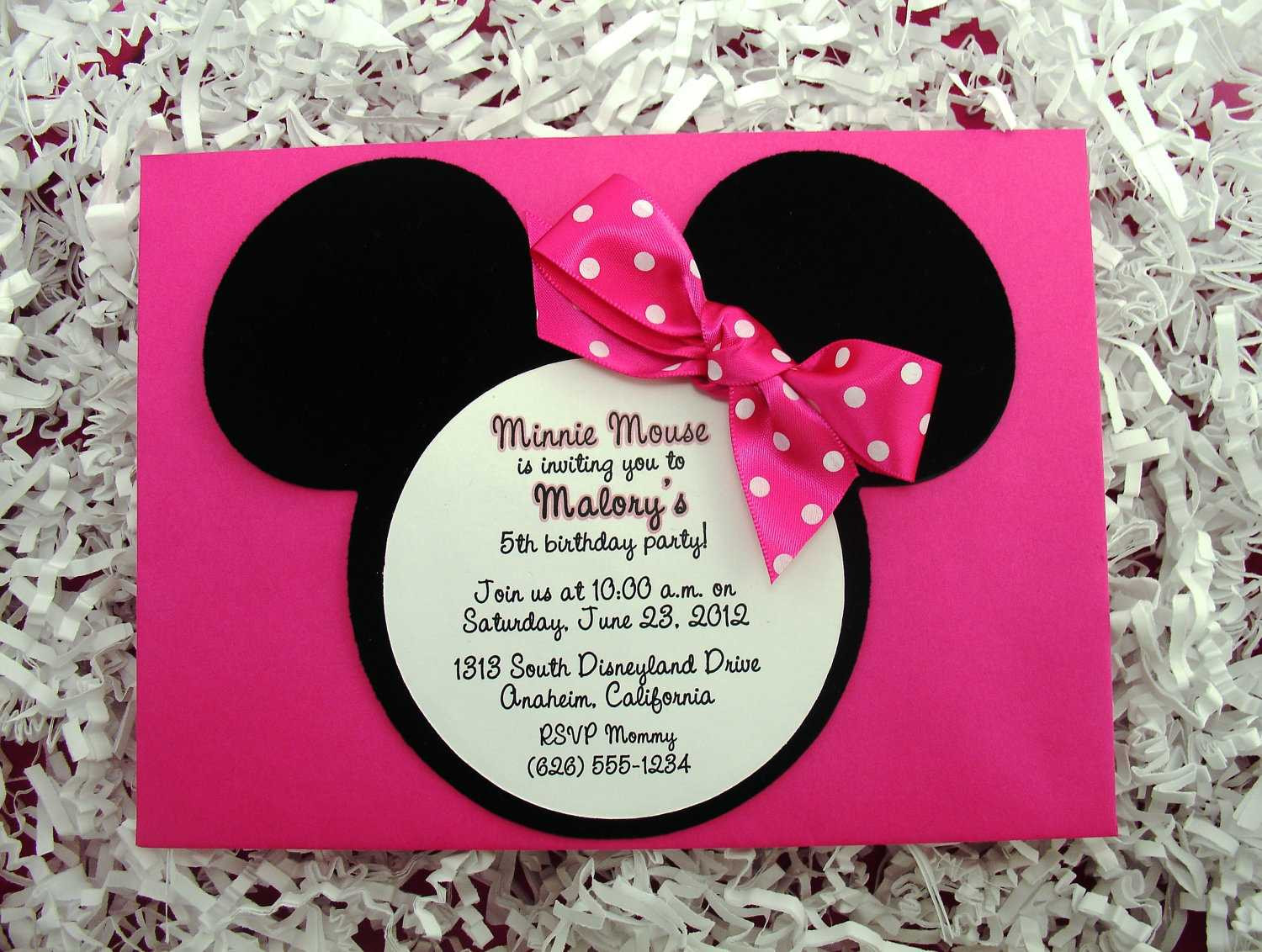 Best ideas about Minnie Mouse Birthday Party Invitations
. Save or Pin 3 Beautiful Free Printable Minnie Mouse Birthday Party Now.