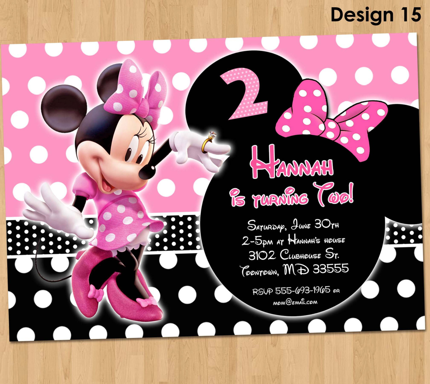 Best ideas about Minnie Mouse Birthday Party Invitations
. Save or Pin Minnie Mouse Invitation Minnie Mouse Birthday Invitation Now.