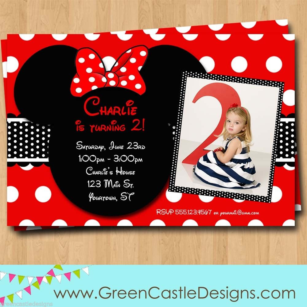 Best ideas about Minnie Mouse Birthday Party Invitations
. Save or Pin Customized Minnie Mouse Birthday Invitations Now.