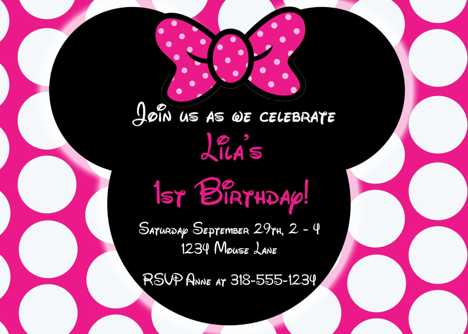 Best ideas about Minnie Mouse Birthday Party Invitations
. Save or Pin Editable Free Minnie Mouse Invitation Now.