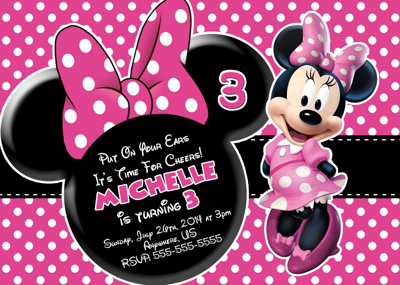 Best ideas about Minnie Mouse Birthday Party Invitations
. Save or Pin Pink Minnie Mouse Birthday Invitations Now.