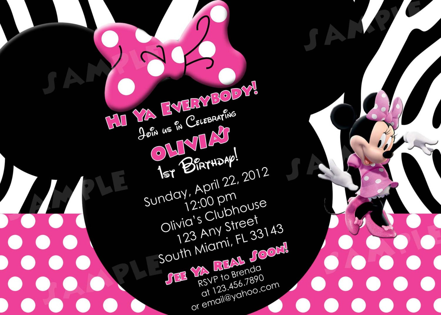 Best ideas about Minnie Mouse Birthday Party Invitations
. Save or Pin Print Minnie Mouse Birthday Invitations Now.