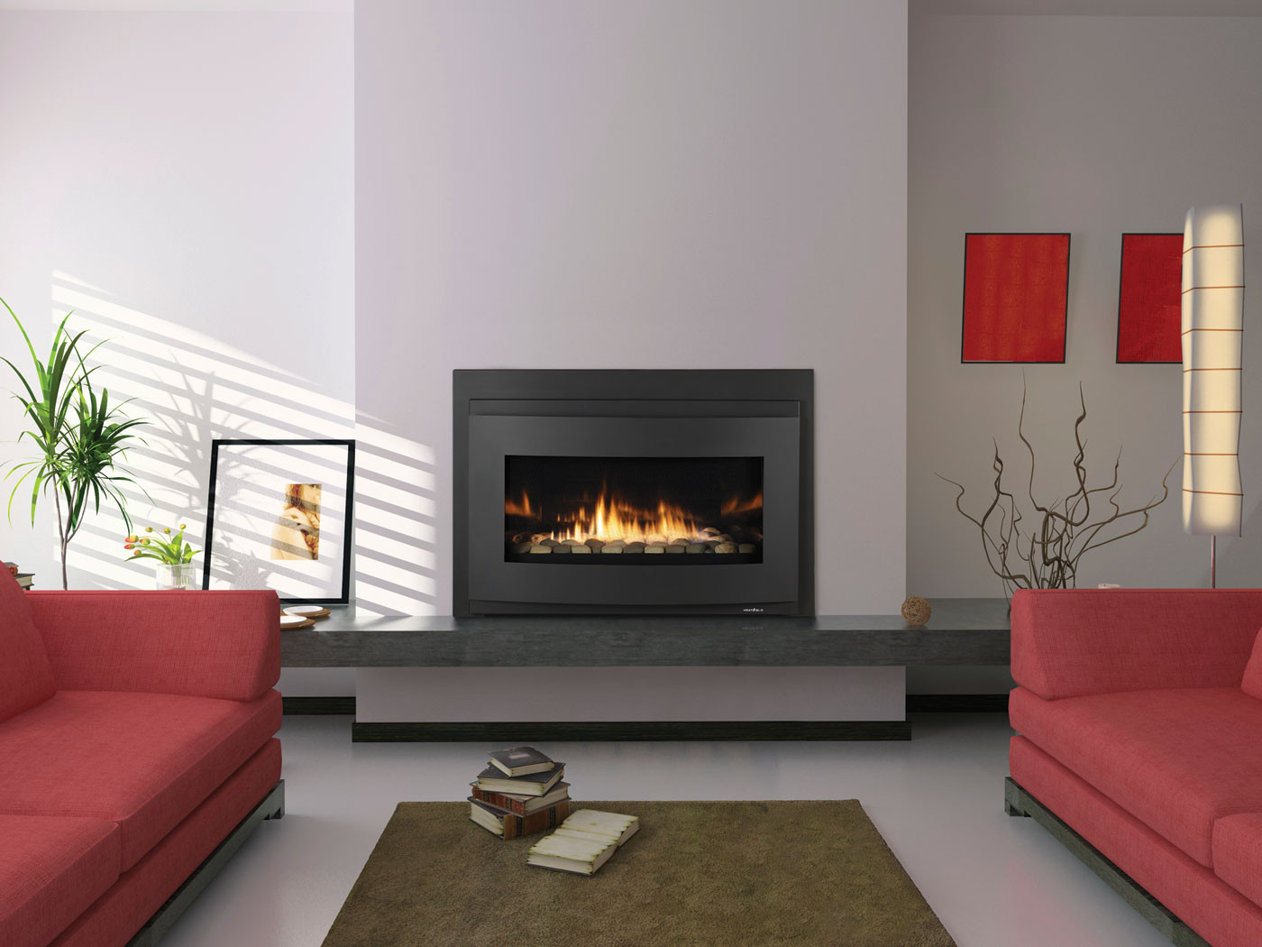 Best ideas about Modern Gas Fireplace
. Save or Pin 21 Modern Fireplace Glass Doors Design To Beautify Your Now.