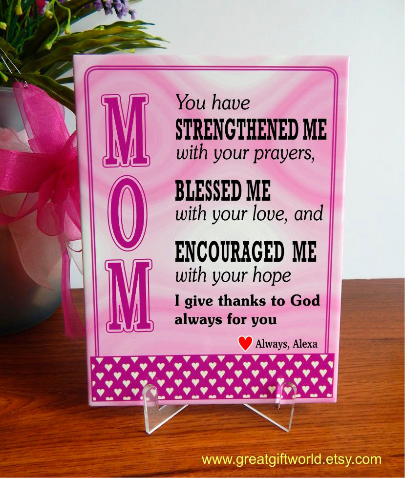 Best ideas about Moms Birthday Gifts
. Save or Pin Mom Appreciation Gift Mom Birthday Gift My Mother s Now.