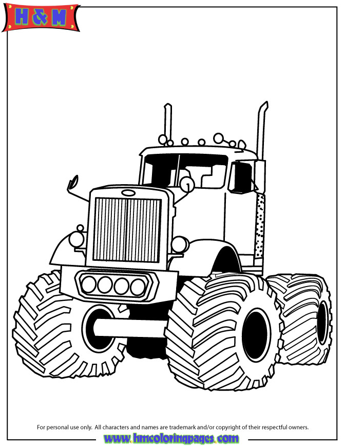 Best ideas about Monster Trucks Coloring Pages For Boys
. Save or Pin Big Rig Monster Truck For Boys Coloring Page Now.