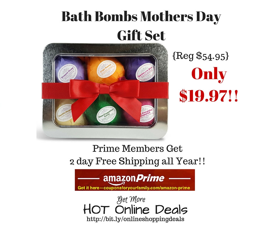 Best ideas about Mother'S Day Gift Ideas Amazon
. Save or Pin Amazon Bath Bombs Mothers Day Gift Set ly $19 97 Reg Now.