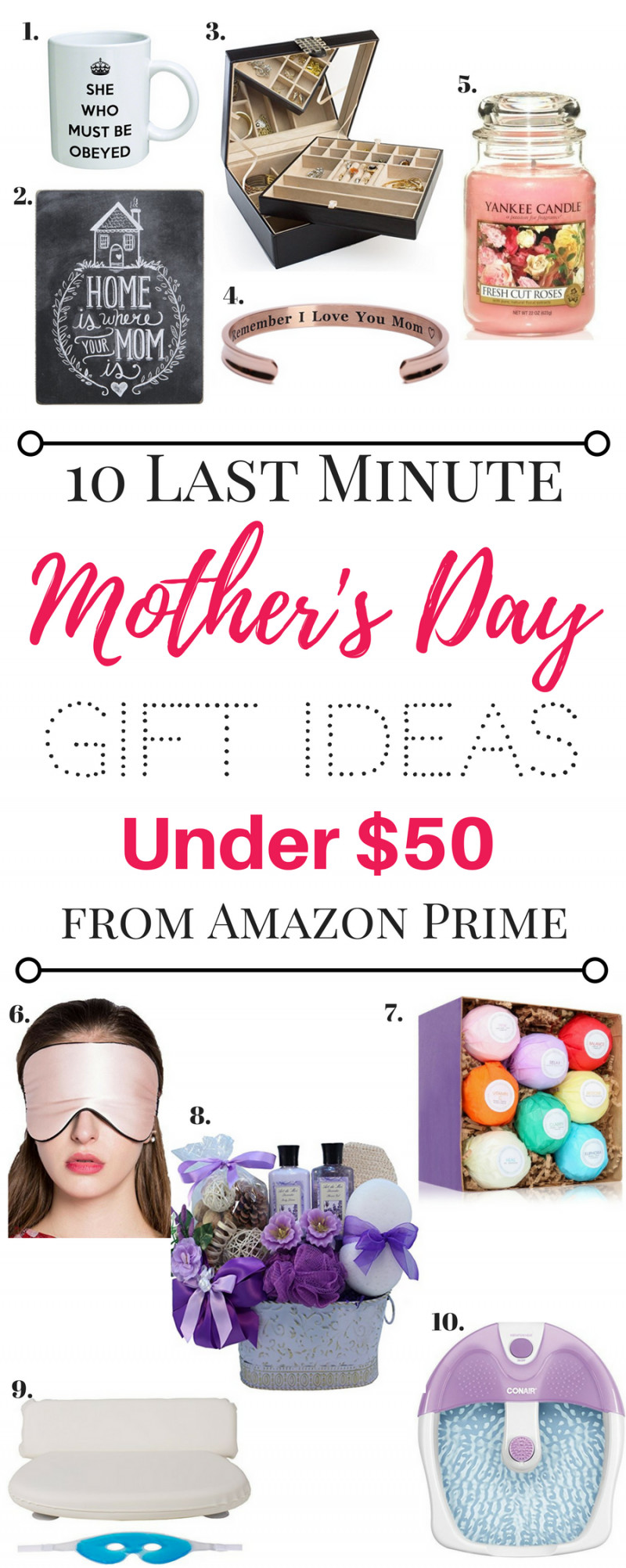 Best ideas about Mother'S Day Gift Ideas Amazon
. Save or Pin Last Minute Mother s Day Gift Ideas Under $50 from Amazon Now.