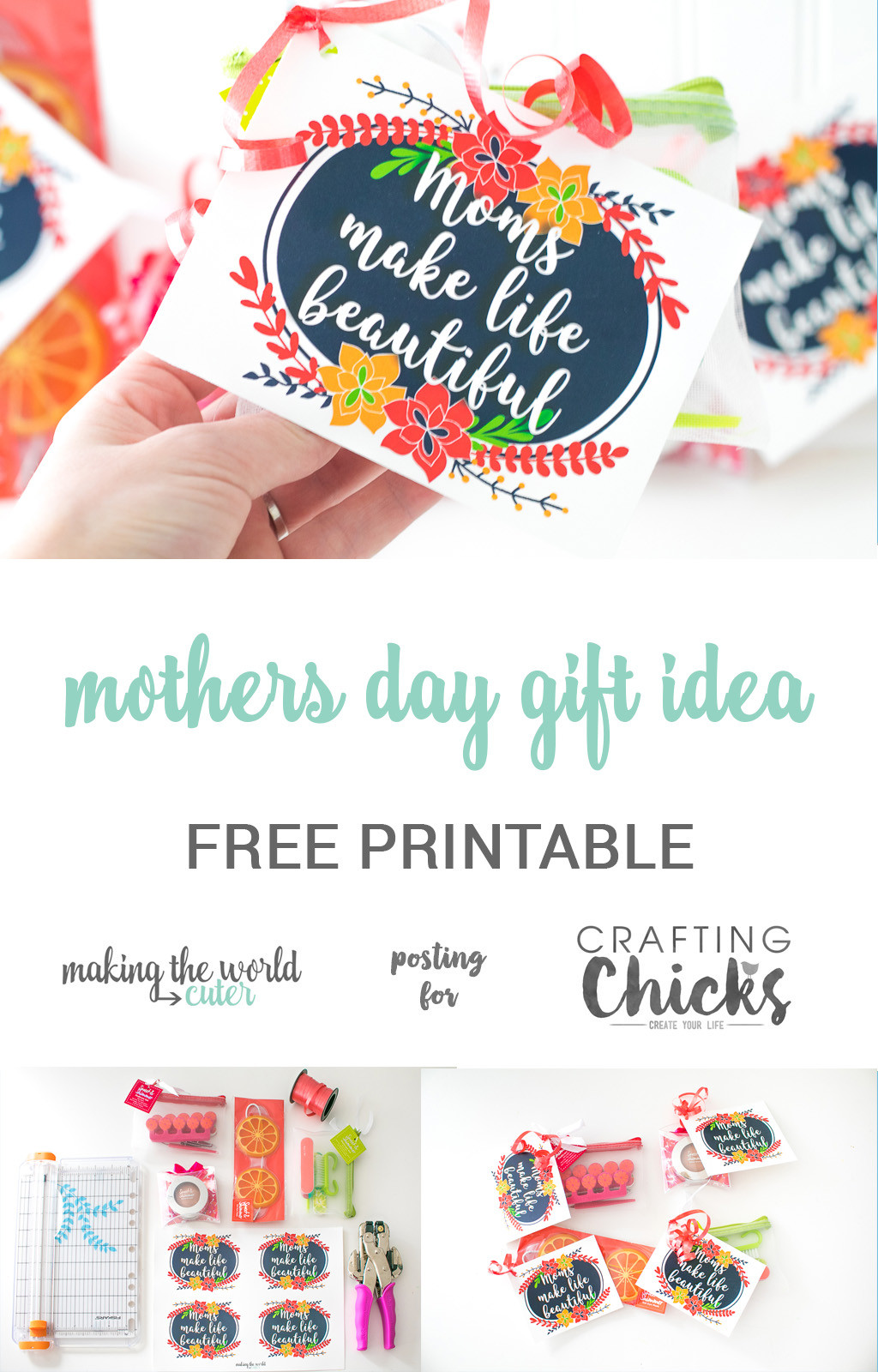 Best ideas about Mother'S Day Gift Ideas For Friends
. Save or Pin Mothers Day Gift Idea for Friends with Free Printable Now.