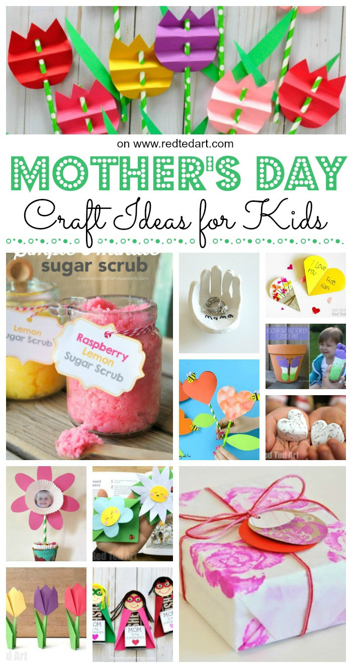 Best ideas about Mothers Day Craft Ideas For Kids
. Save or Pin Top Mother s Day Crafts for Kids Red Ted Art s Blog Now.