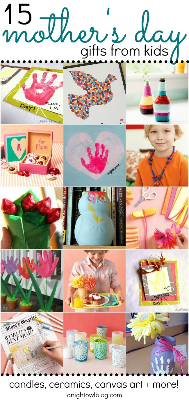 Best ideas about Mothers Day Gift Ideas From Kids
. Save or Pin 15 Adorable Mother’s Day Gift Ideas from Kids Now.