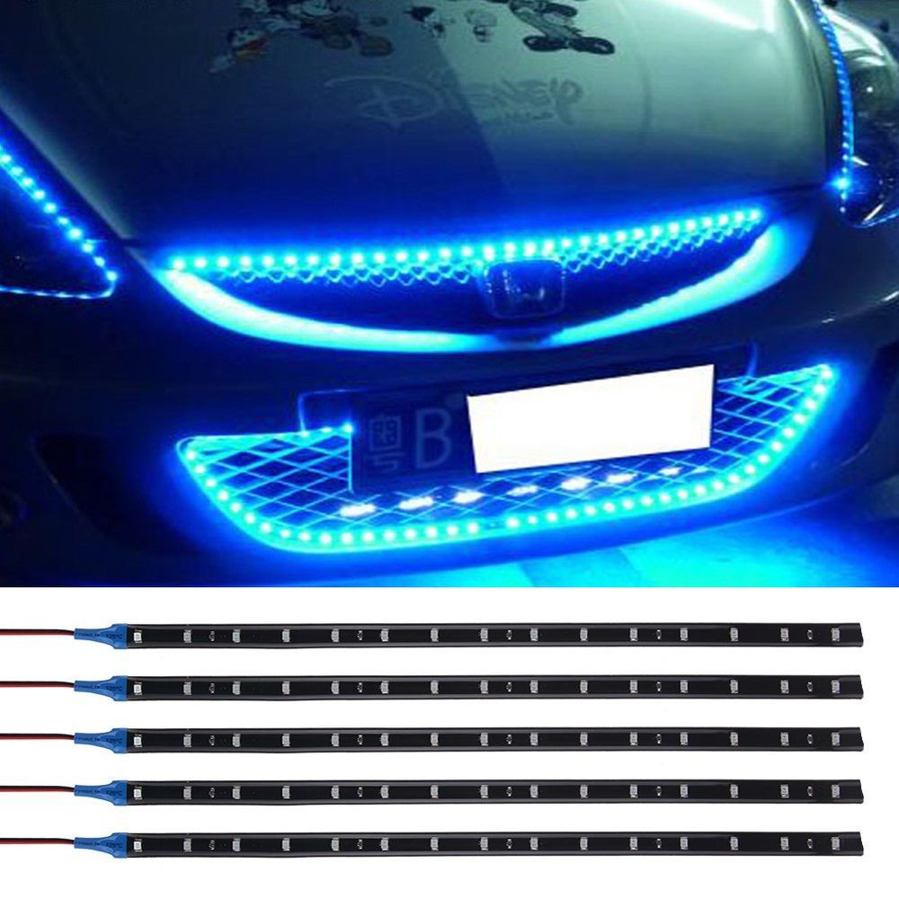 Best ideas about Motor Vehicle Lighting
. Save or Pin 5x 30cm Waterproof 15 Blue LED Car Vehicle Motor Grill Now.